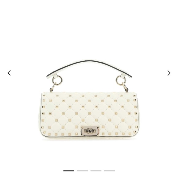 Authentic Valentino rockstud spike purse in ivory - Picture 5 of 10